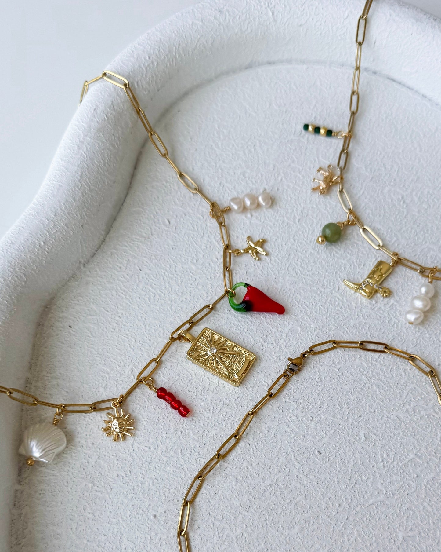That's Hot Charm Necklace