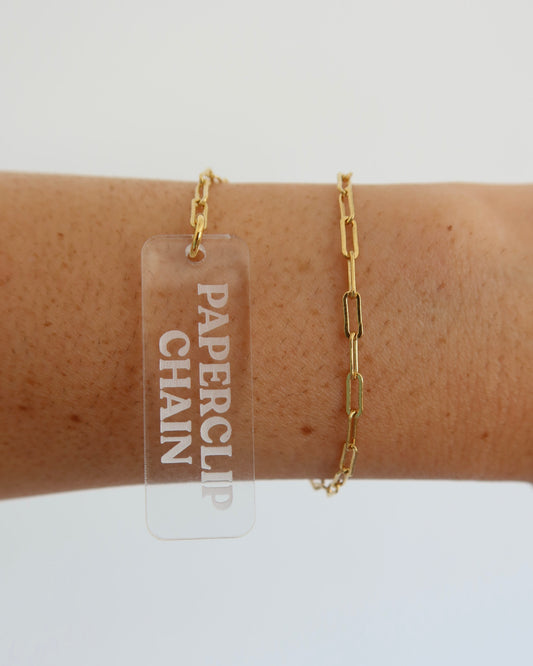 Paperclip Chain Gold