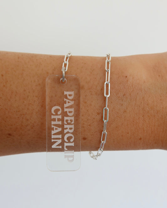 Paperclip Chain Silver