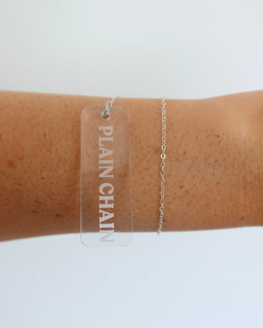 Plain Chain Silver