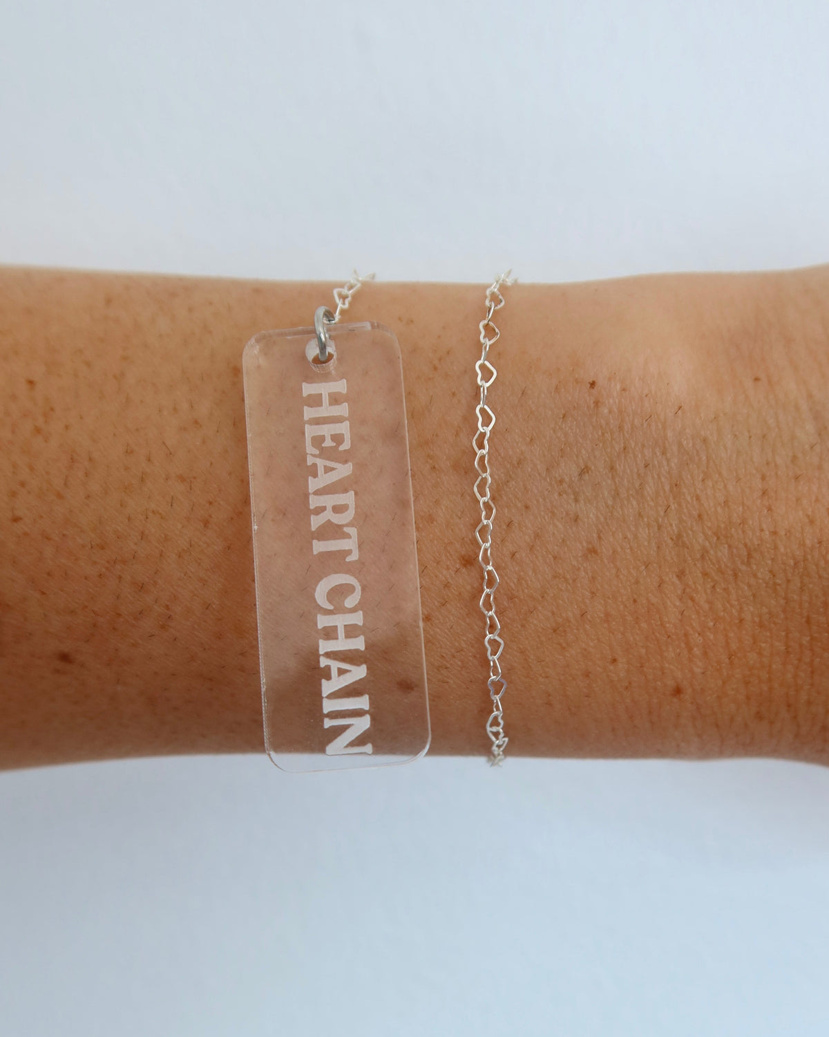 Heart Chain Silver