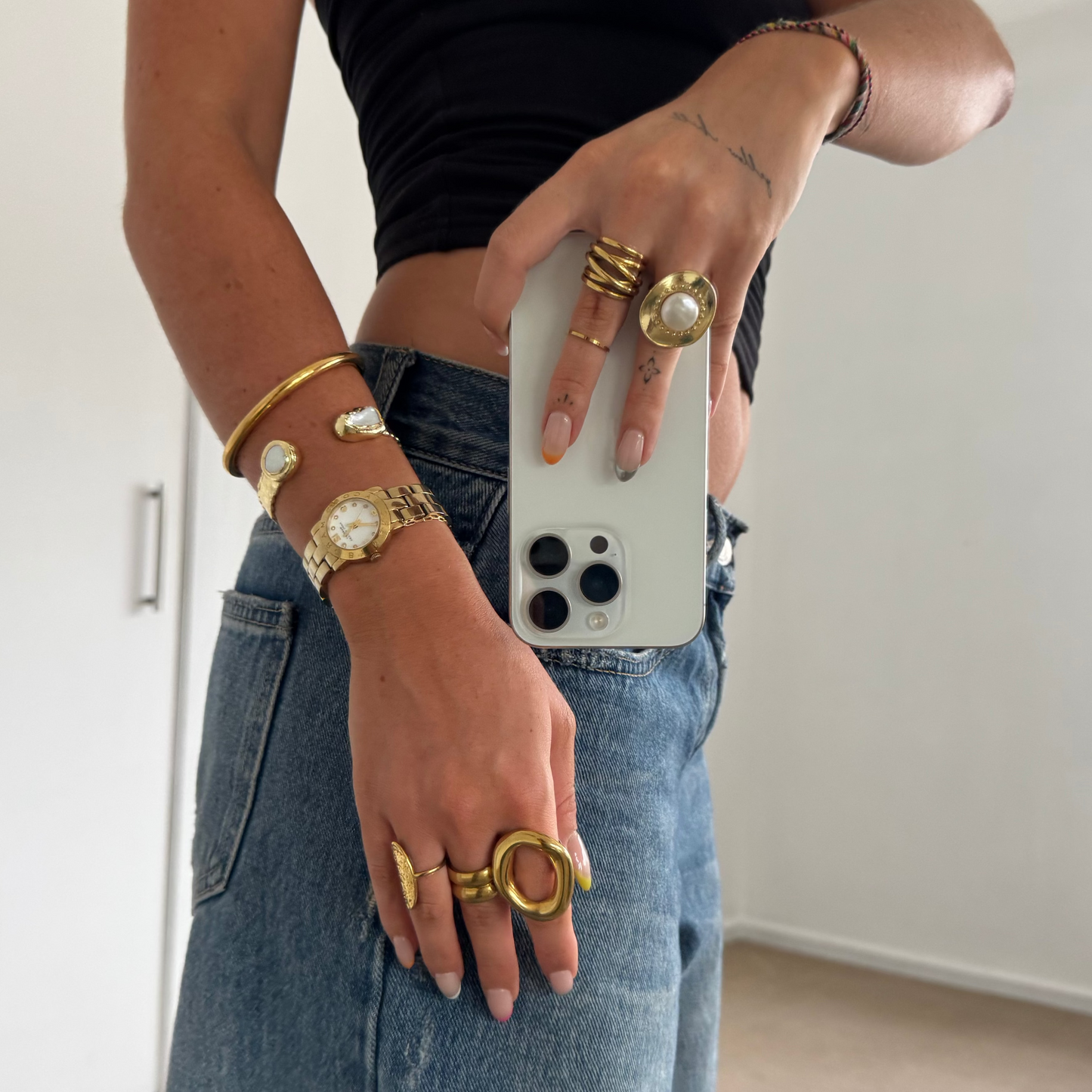 Elodie Pearl Cuff